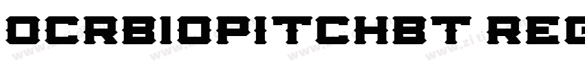 OCRB1OPitchBT Regula字体转换